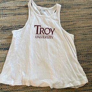 Redshirt white Troy tank, EUC, Medium